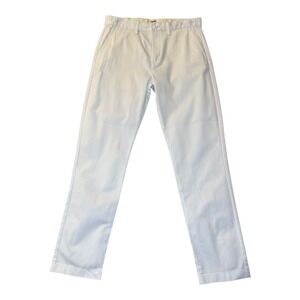 Crewcuts by J. Crew Slim Chino Pants Kids Size 16 White Cotton Blend NWT